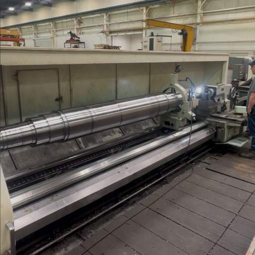 Machining of Large Turbine Shaft Where HFW Fully Manufactured the Shaft