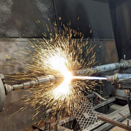 HVOF Coating of a Turbine Shaft