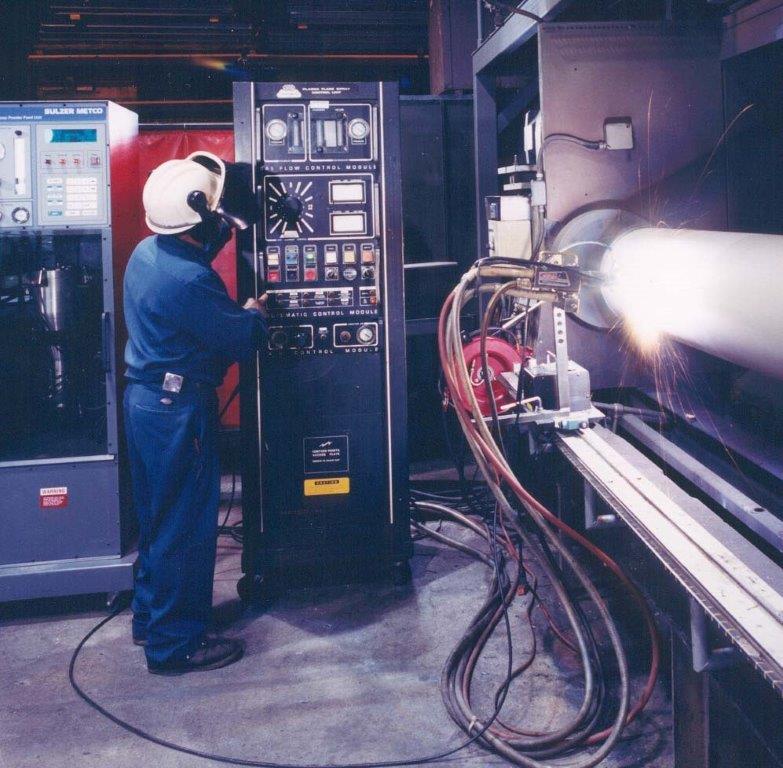 Early thermal spraying operations at HFW Industries