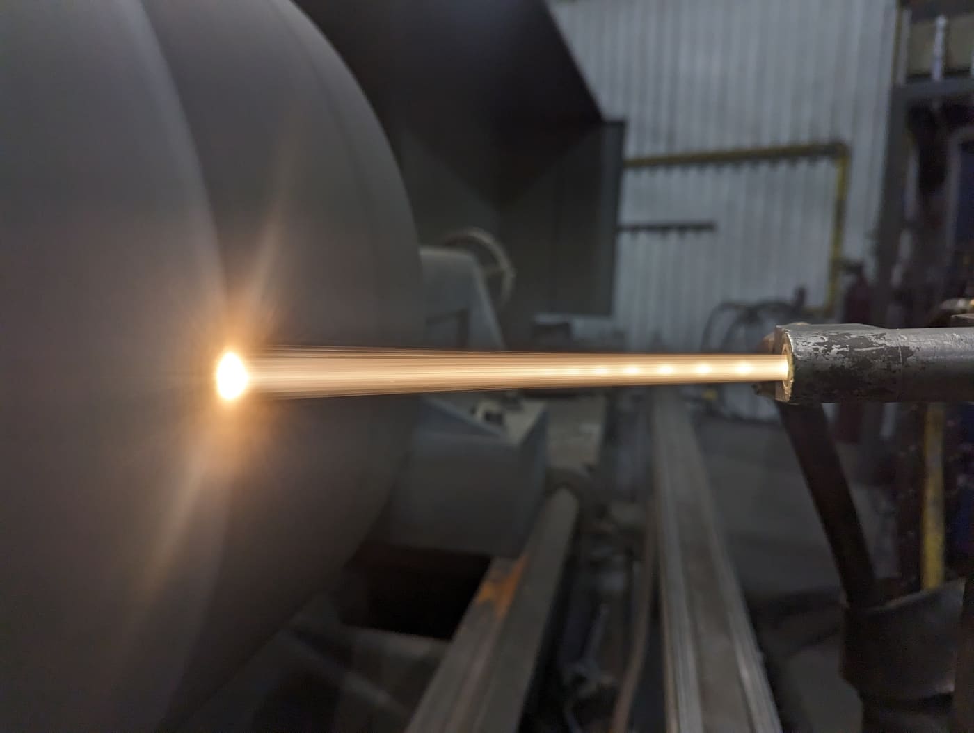 HVOF thermal spray coating process at HFW Industries HVOF thermal spray coating process at HFW Industries.