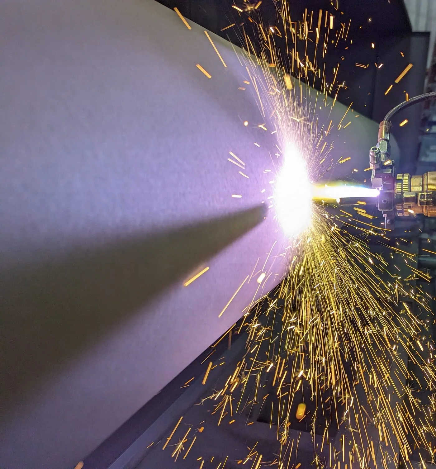 Plasma spray process to increase wear and corrosion protection